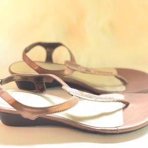 🍂 FALL SALE! Brown T-Strap Slingback Sandals